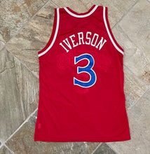 Load image into Gallery viewer, Vintage Philadelphia 76ers Allen Iverson Champion Basketball Jersey, Size 44, Large