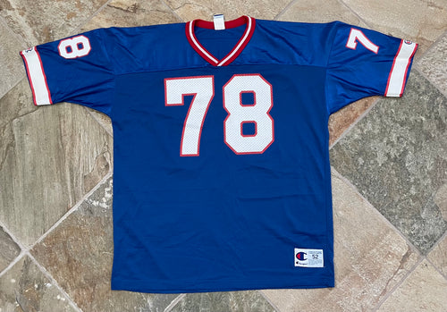 Vintage Buffalo Bills Bruce Smith Champion Football Jersey, Size 52, XXL