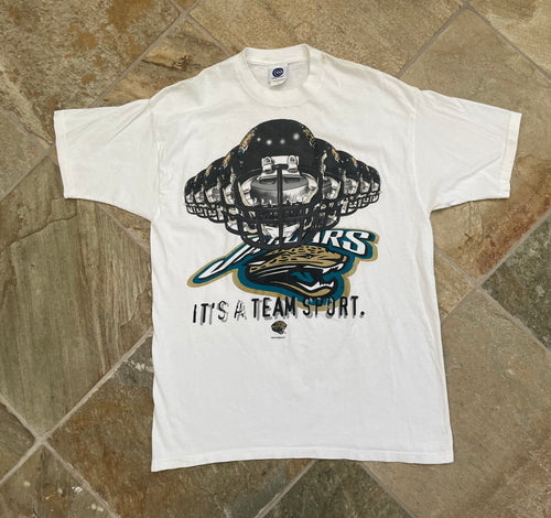 Vintage Jacksonville Jaguars College Concepts Football Tshirt, Size XL