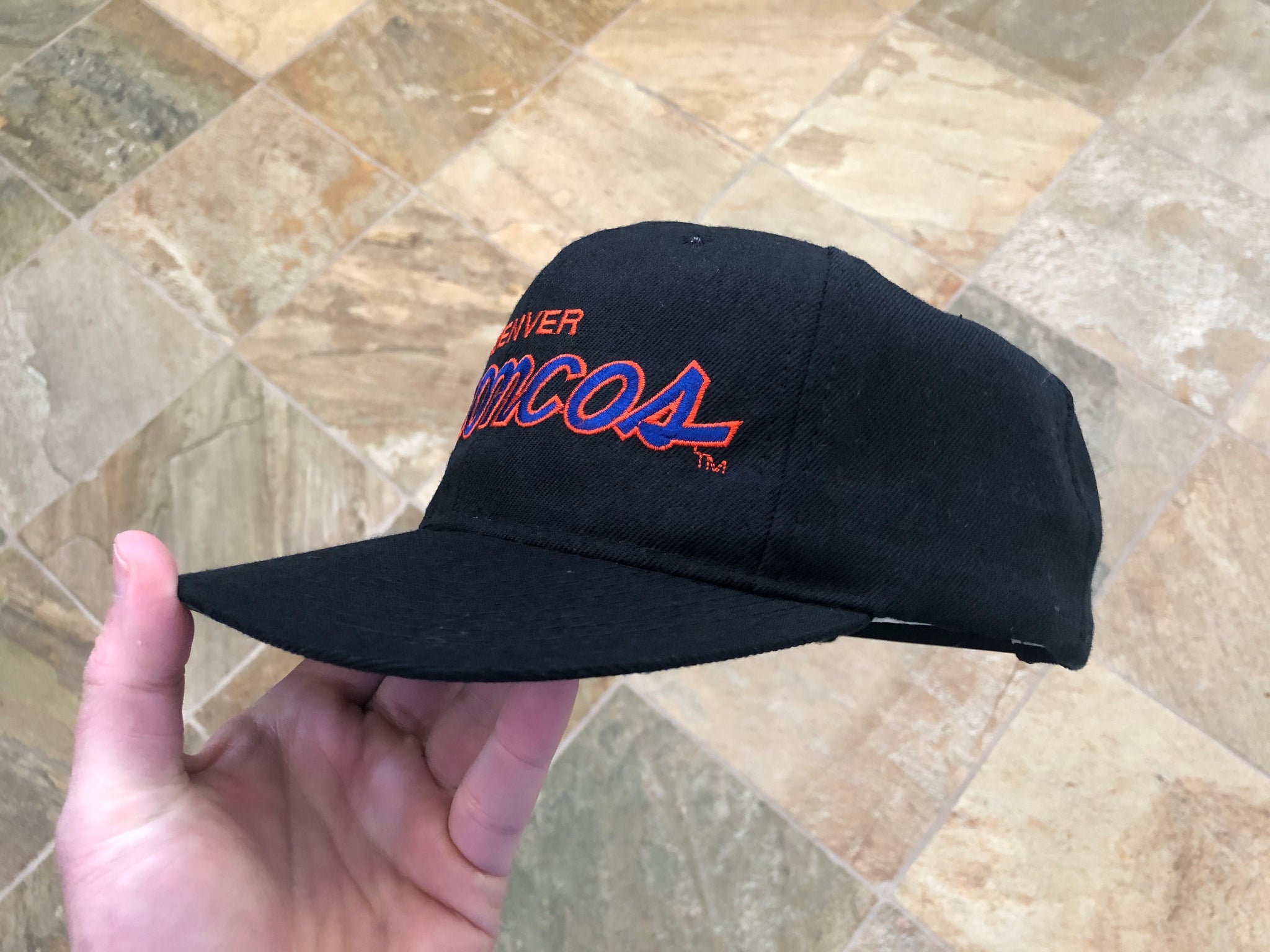 Vintage Denver Broncos Sports Specialties Script Snapback Football Hat –  Stuck In The 90s Sports