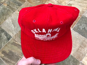 Vintage Oklahoma Sooners Corduroy Snapback College Hat