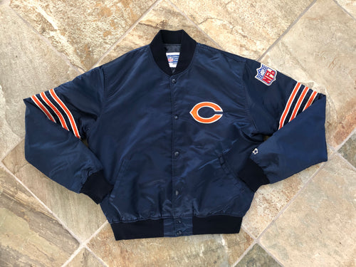 Vintage Chicago Bears Starter Satin Football Jacket, Size Large