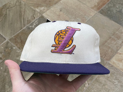 Vintage Los Angeles Lakers New Era Fitted Pro Basketball Hat, Size 6 7/8