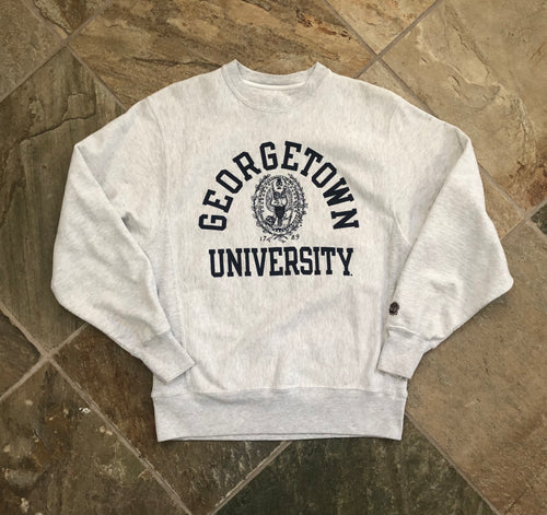 Vintage Georgetown Hoyas Champion College Sweatshirt, Size Small