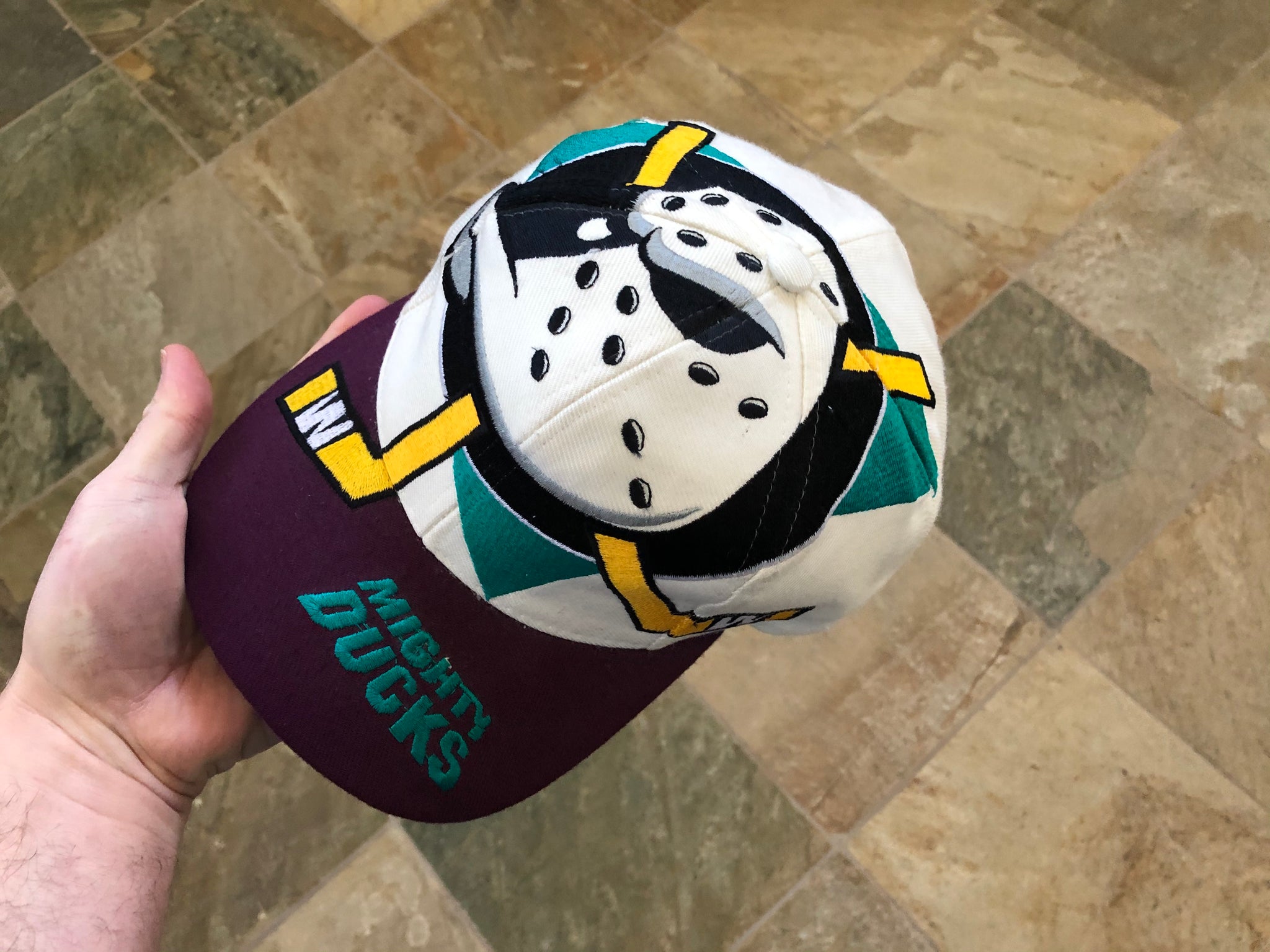 Vintage NHL Mighty Ducks the Game Snapback Hat 