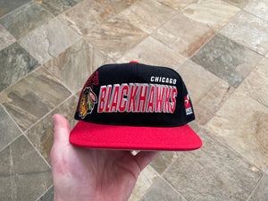 Vintage Chicago Blackhawks Sports Specialties Shadow Snapback Hockey Hat
