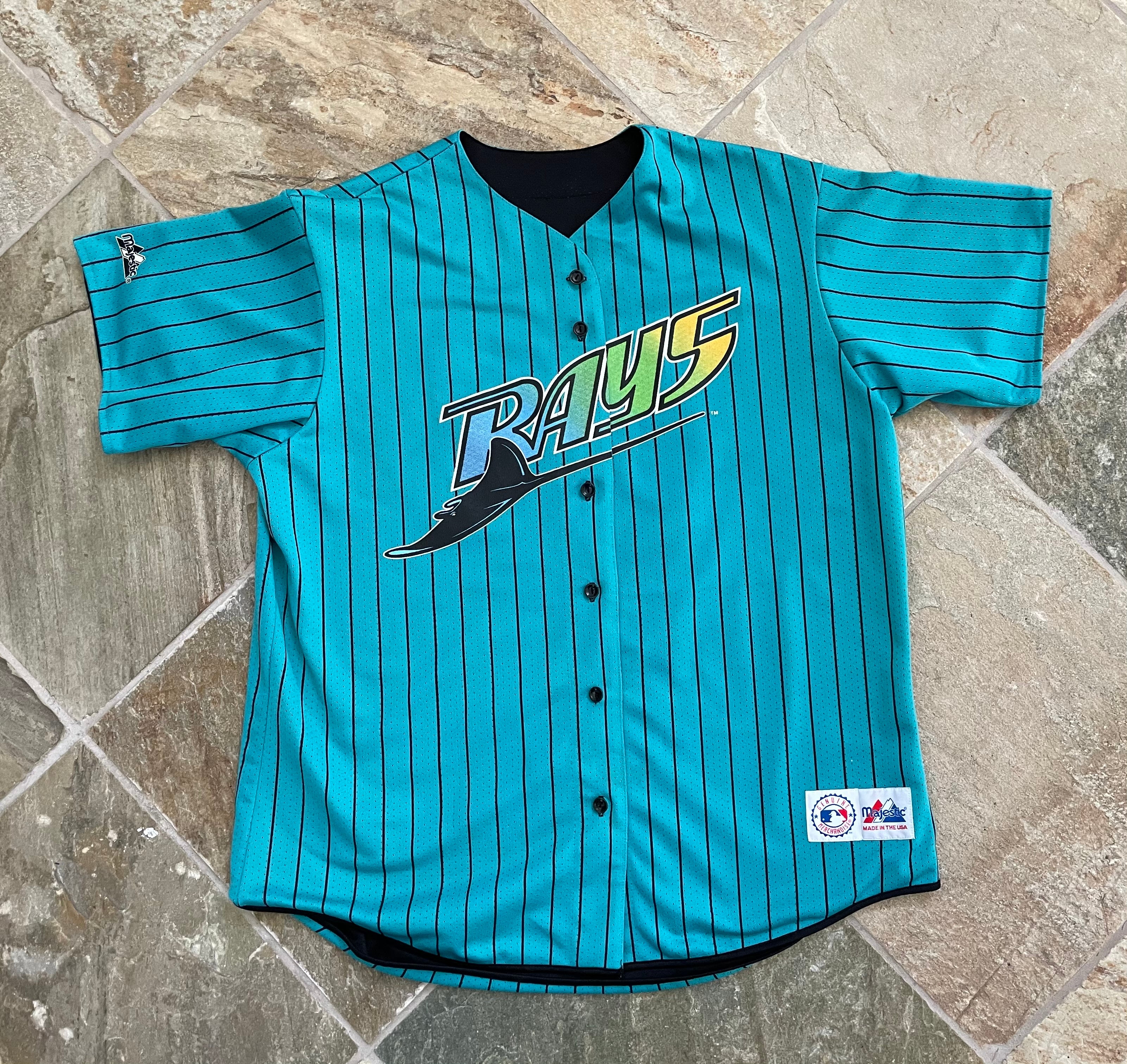 Lot Detail - Fred McGriff Tampa Bay Devil Rays Game Used Jersey GU 9