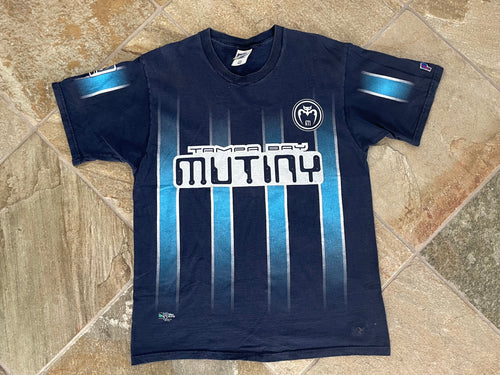 Vintage Tampa Bay Mutiny Pro Player MLS Soccer TShirt, Size Large