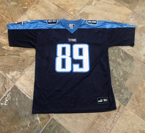 Vintage Tennessee Titans Frank Wycheck Puma Football Jersey, Size XL