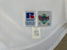 Load image into Gallery viewer, Vintage Oakland Athletics Scott Brosius Game Worn Russell Baseball Jersey, Size 46, XL