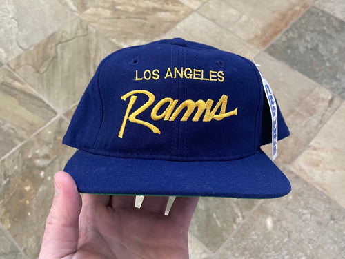 Vintage Los Angeles Rams Sports Specialties Script Snapback Football Hat