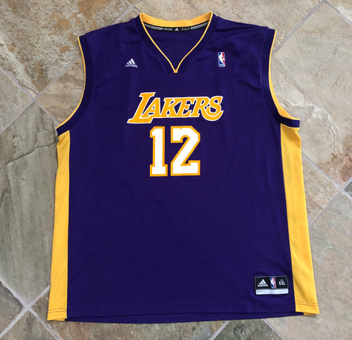 Los Angeles Lakers Dwight Howard Adidas Basketball Jersey, Size XXL