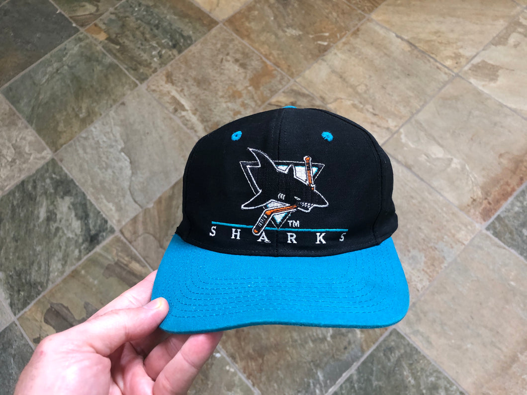 Vintage San Jose Sharks Twins Enterprises Snapback Hockey Hat