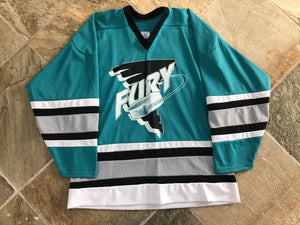 Vintage Muskegon Fury IHL/CoHL Hockey Jersey, Size Large