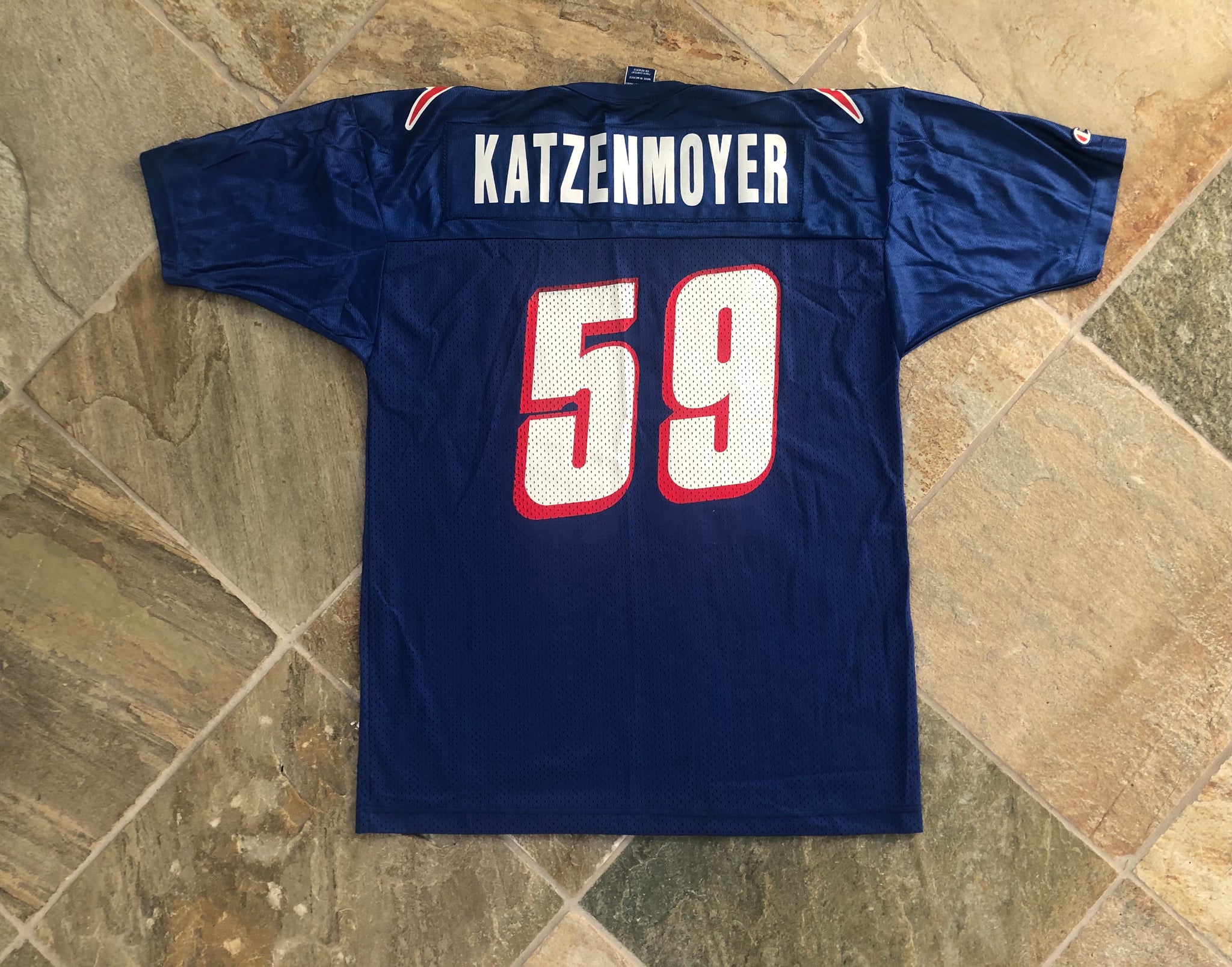 Starter Andy Katzenmoyer Patriots Jersey 52 Men