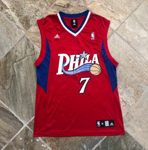 Vintage Philadelphia 76ers Andre Miller Adidas Basketball Jersey, Size Medium