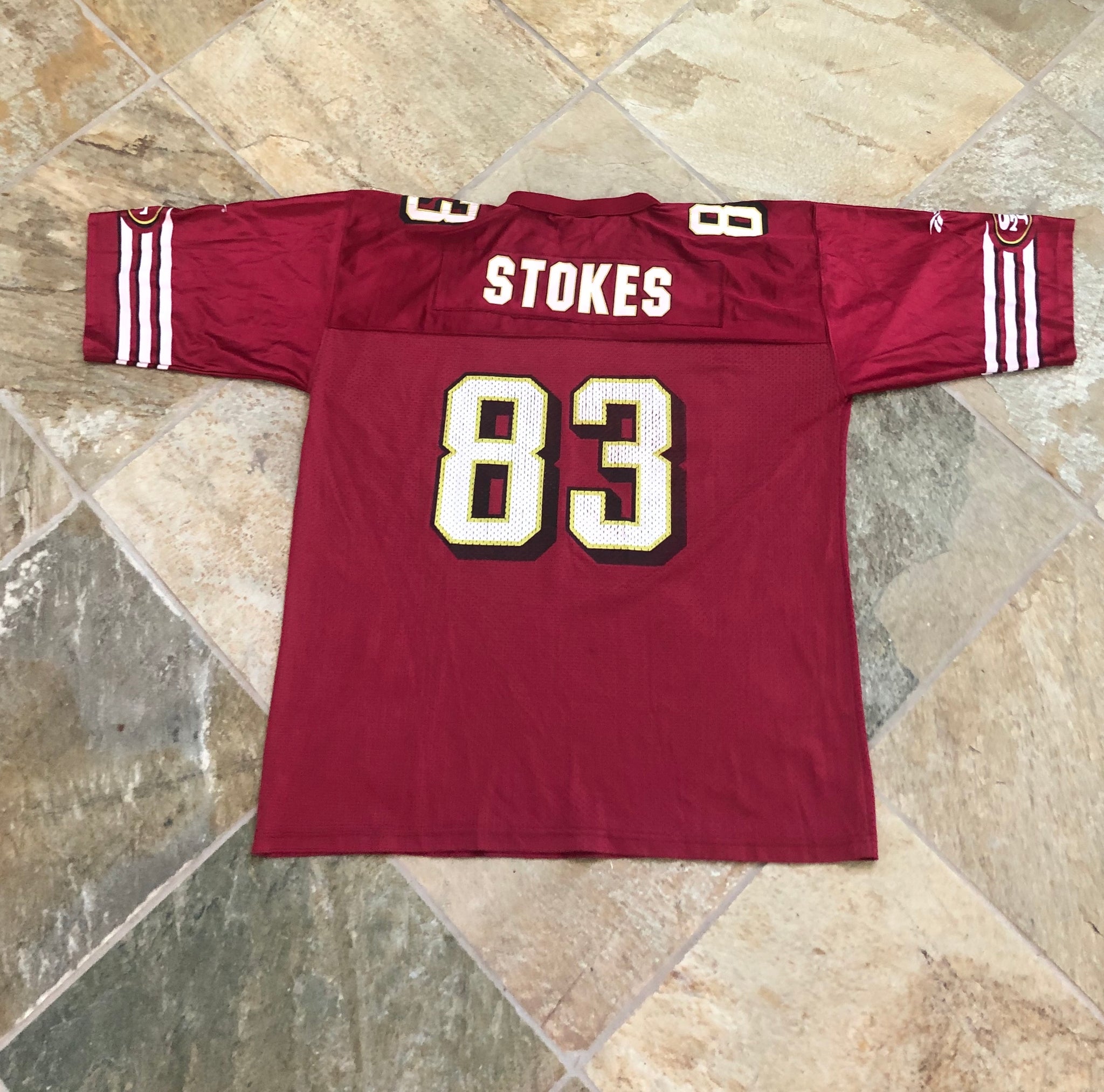 Vintage San Francisco 49ers JJ Stokes Reebok Football Jersey, Size XL –  Stuck In The 90s Sports