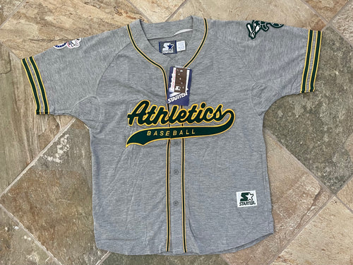 Vintage Oakland Athletics Starter Baseball Jersey, Size Large