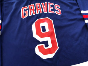 Vintage New York Rangers Adam Graves CCM Cosby Hockey Jersey, Size Large