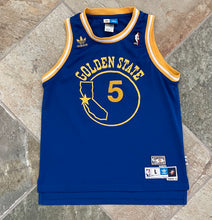 Load image into Gallery viewer, Golden State Warriors Baron Davis HWC Adidas Basketball Jersey, Size Youth Large, 14-16