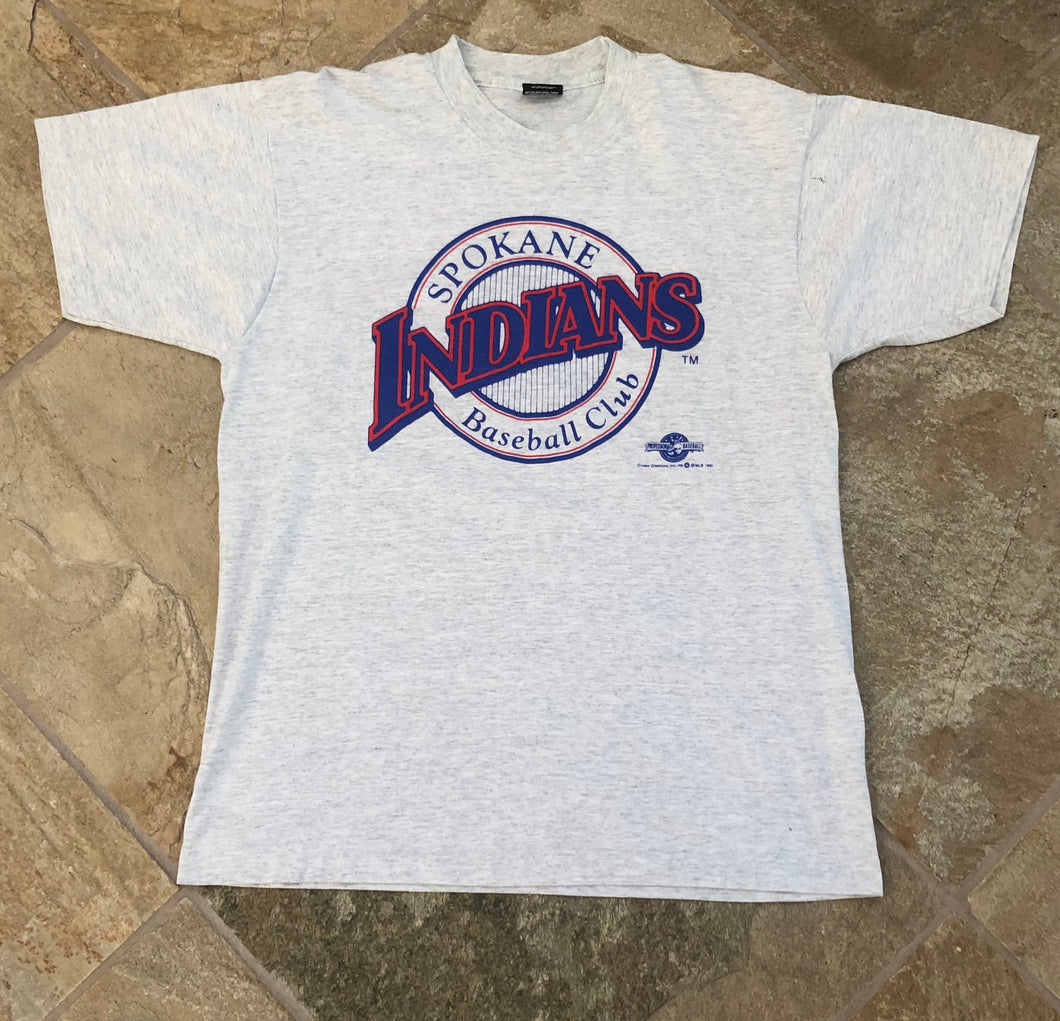 Vintage Spokane Indians Minor League Baseball Tshirt, Size Large