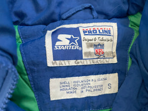 Vintage Seattle Seahawks Starter Parka Football Jacket, Size Small