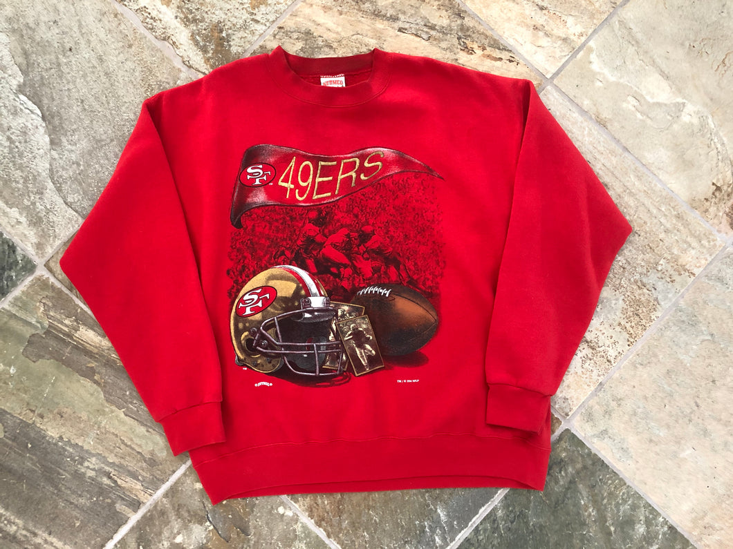 Vintage San Francisco 49ers Nutmeg Football Sweatshirt, Size XL