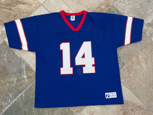 Vintage Buffalo Bills Frank Reich Logo 7 Football Jersey, Size XL