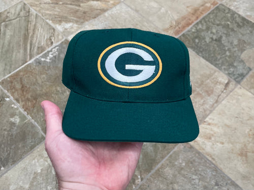 Vintage Green Bay Packers Sports Specialties Plain Logo Snapback Football Hat