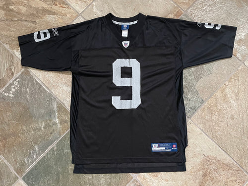 Vintage Oakland Raiders Shane Lechler Reebok Football Jersey, Size Large