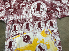 Load image into Gallery viewer, Vintage Washington Redskins Magic Johnson All Over Football Tshirt, Size Medium