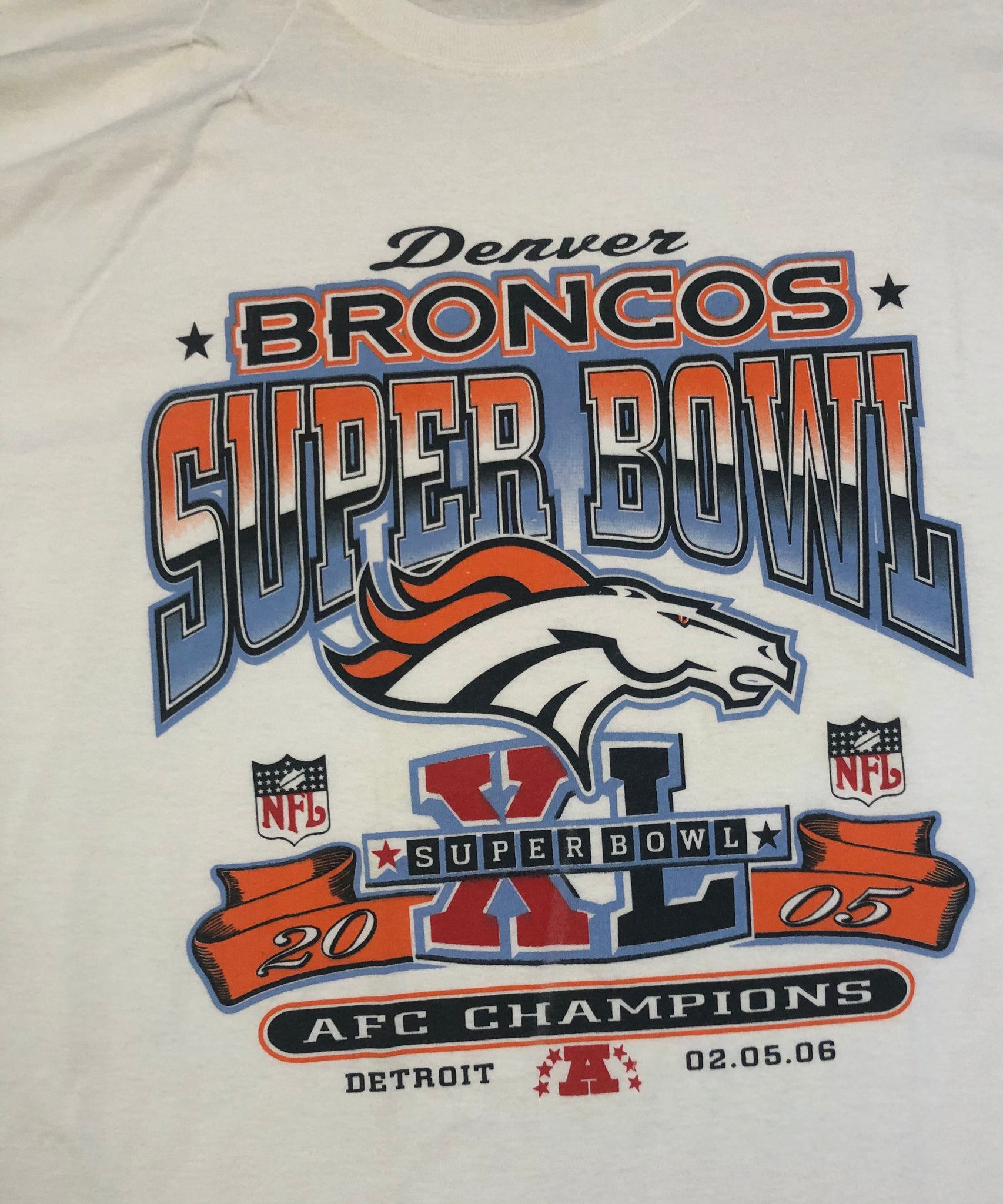 Vintage Starter Denver Broncos Super Bowl Champs Tee Large/XL