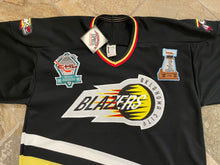 Load image into Gallery viewer, Vintage Oklahoma City Blazers CHL Bauer Hockey Jersey, Size Large