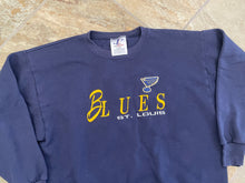 Load image into Gallery viewer, Vintage St. Louis Blues Logo Athletic Hockey Sweatshirt, Size Large