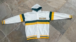 Vintage Cleveland State Vikings Sand Knit Game Worn Basketball Warm Up College Jacket, Size 44