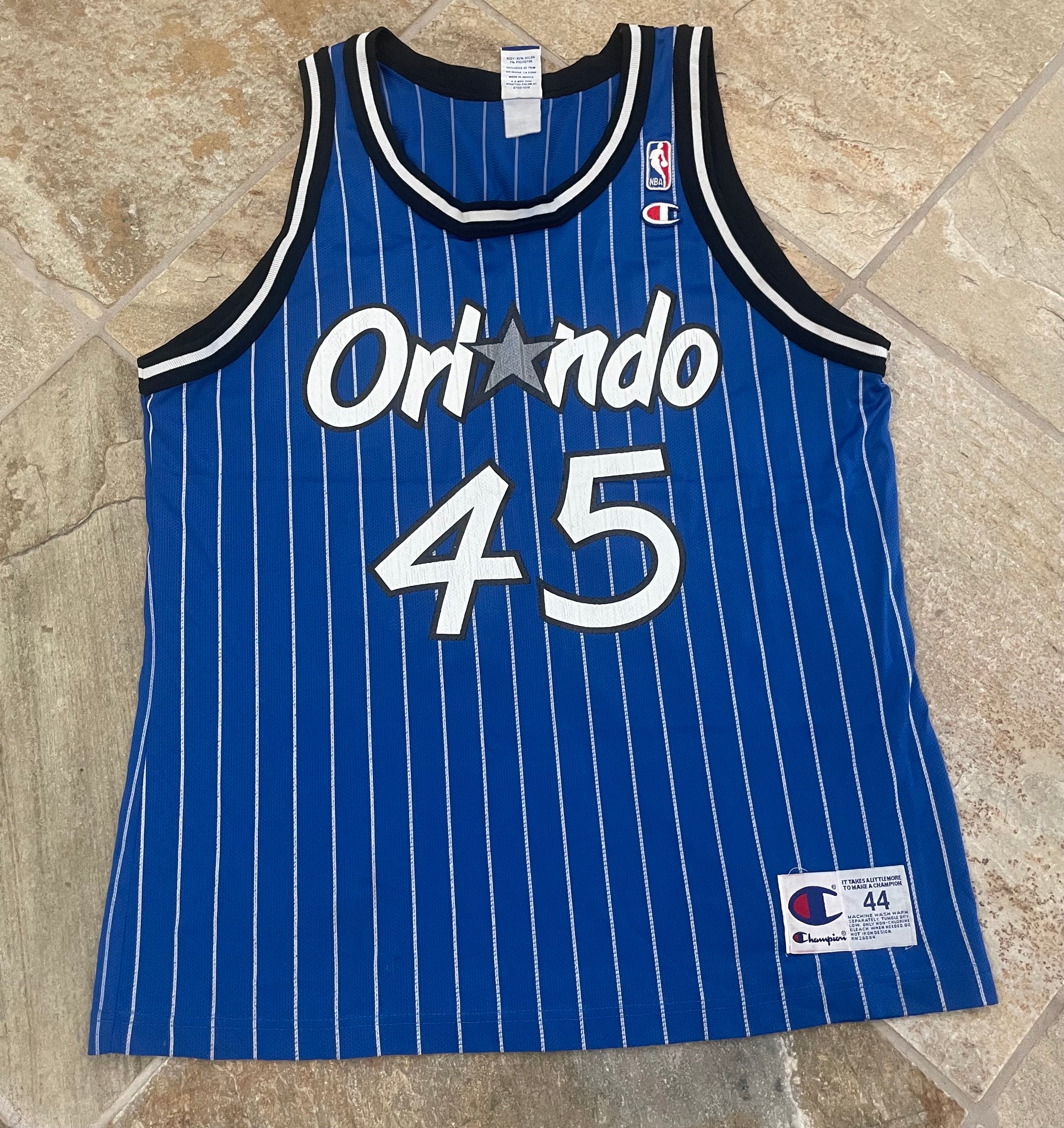 Vintage Orlando Magic Bo Outlaw Champion Basketball Jersey, Size