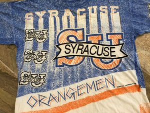 Vintage Syracuse Orangemen Magic Johnson Tee College Tshirt, Size Large