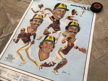 Load image into Gallery viewer, Vintage San Diego Padres 1980 Baseball Schedule Poster