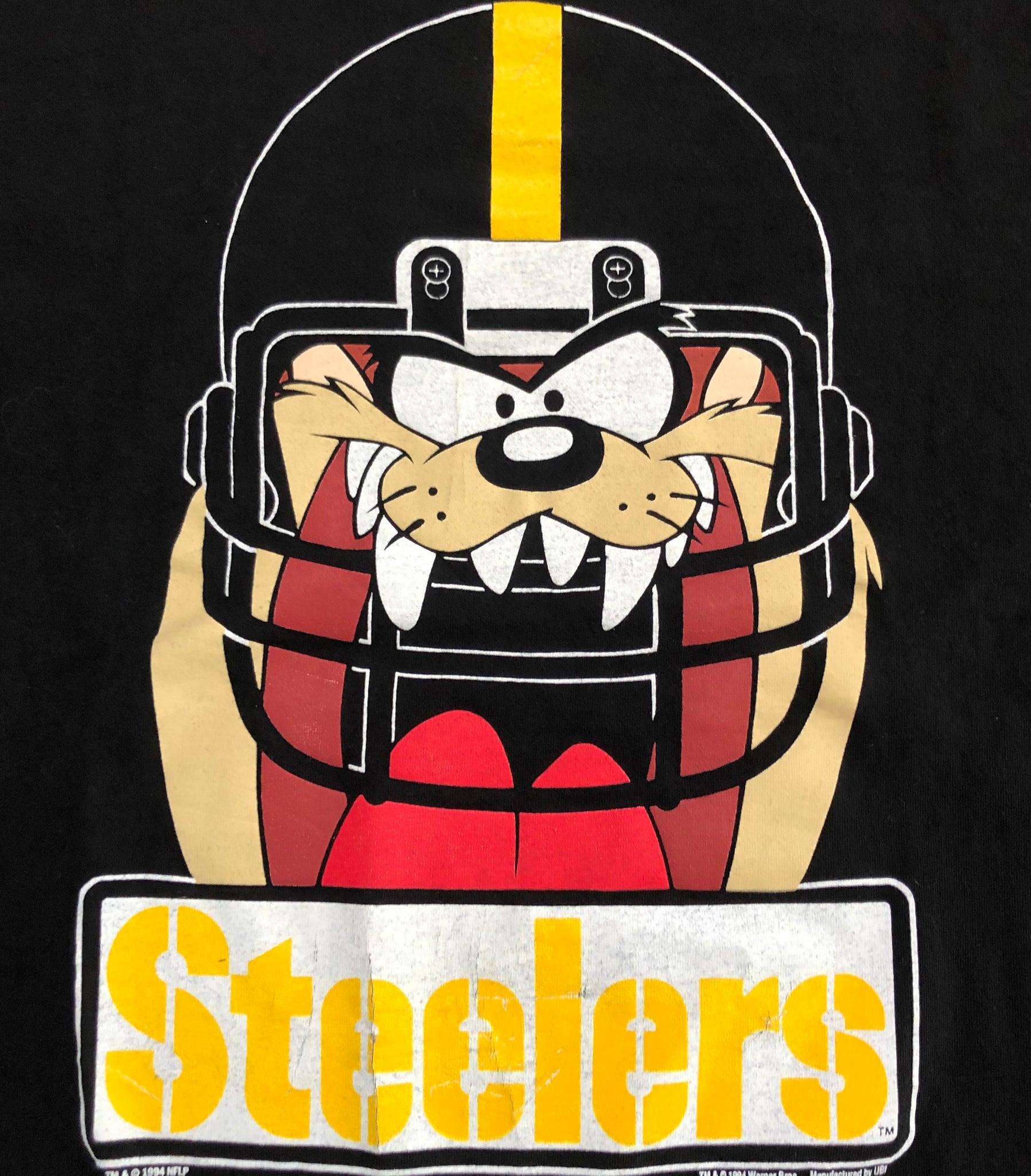 Vintage Pittsburgh Steelers Looney Tunes 90s Nfl Football Cartoon