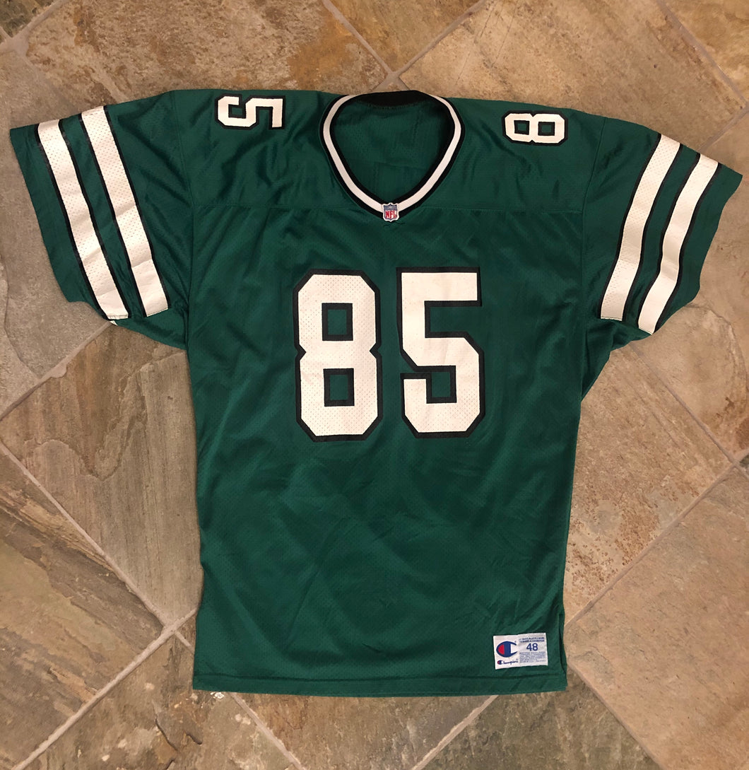 Vintage New York Jets Rob Moore Pro Cut Champion Football Jersey, size 48, Large