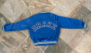 Vintage Drake Bulldogs Chalk Line Satin College Jacket, Size Large