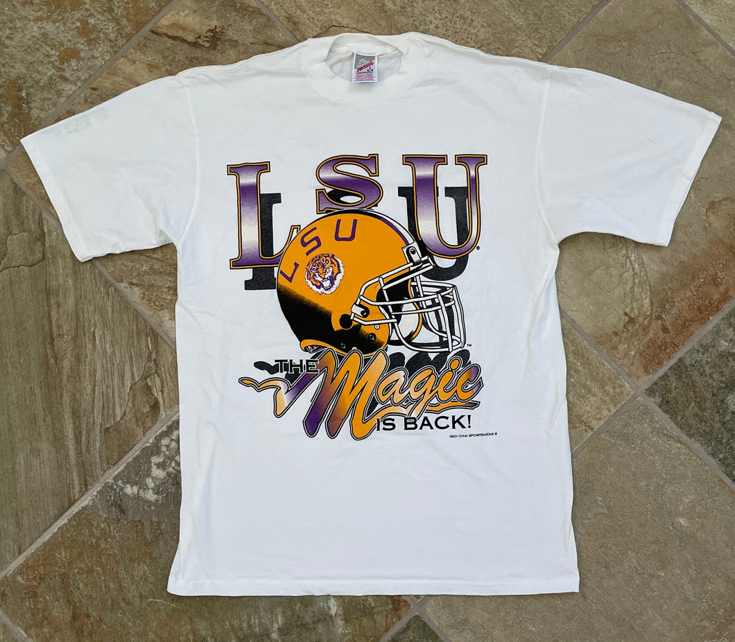 Vintage LSU Tigers College Football TShirt, Size Large