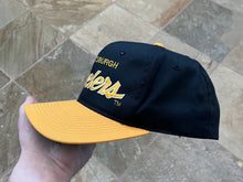 Load image into Gallery viewer, Vintage Pittsburgh Steelers Sports Specialties Script Snapback Football Hat