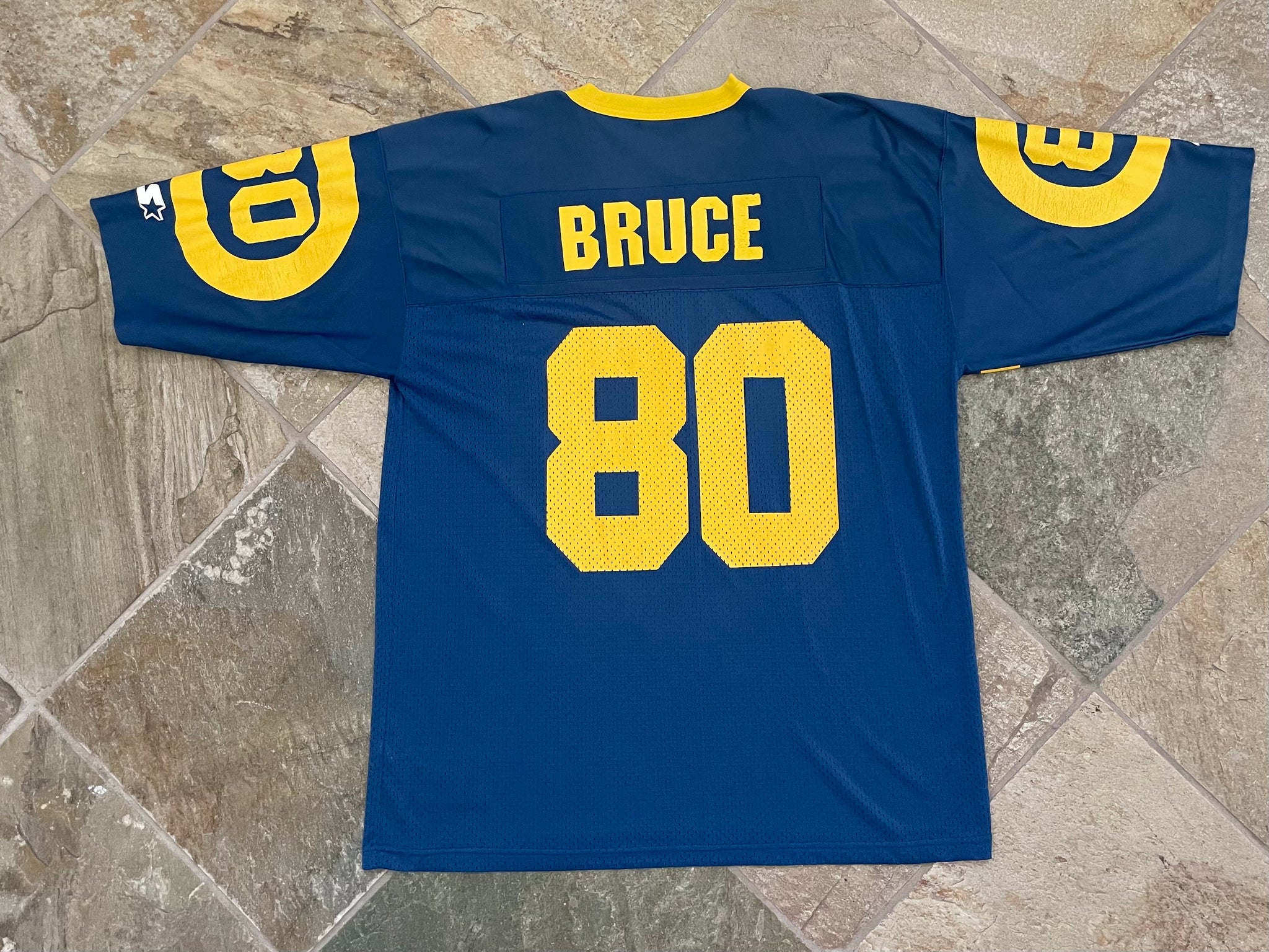 Vintage St. Louis LA Rams Isaac Bruce Starter Football Jersey, Size 52 –  Stuck In The 90s Sports