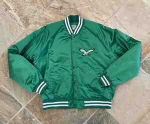 Vintage Philadelphia Eagles Chalk Line Satin Football Jacket, Size XL