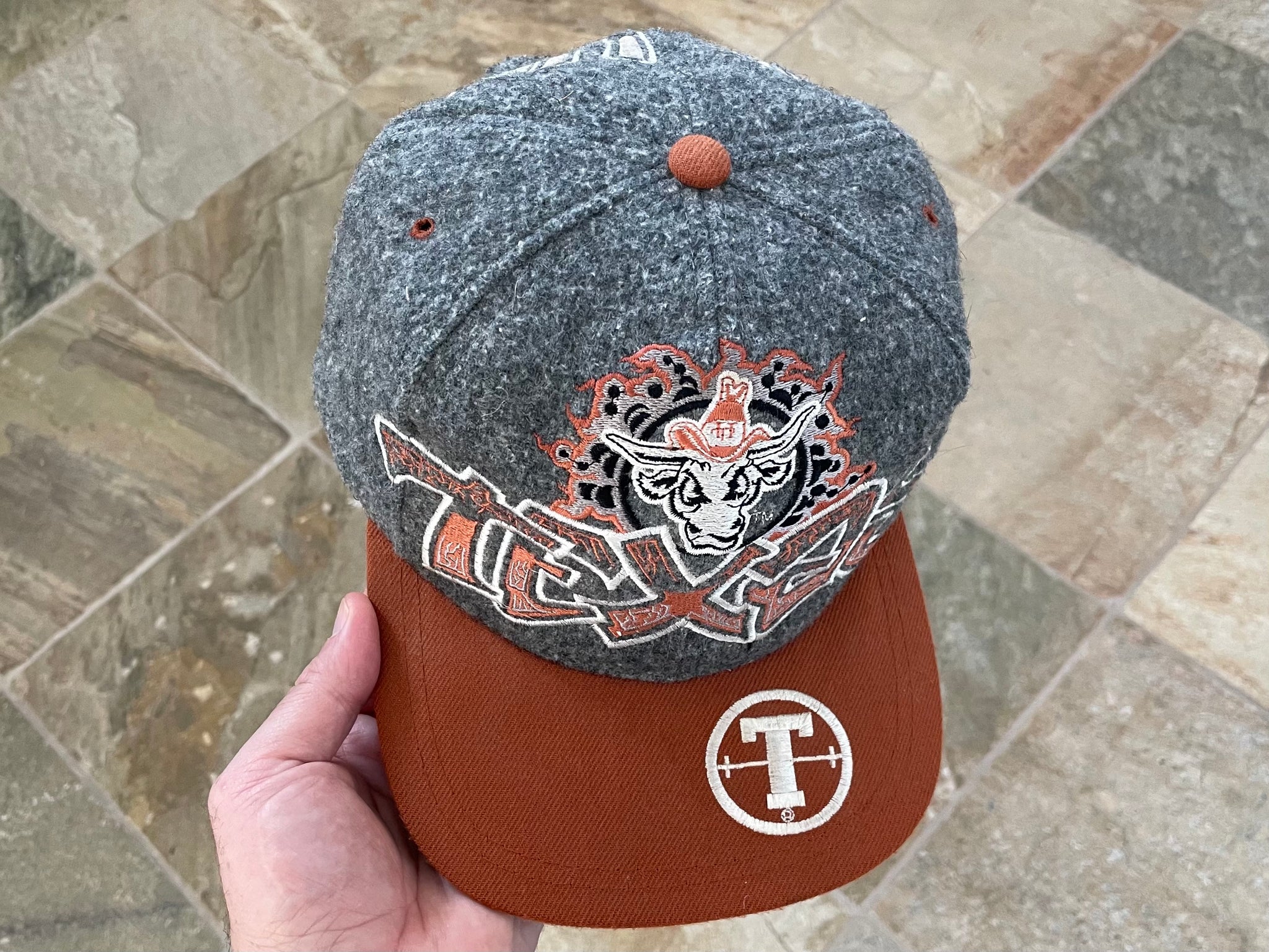 Vintage University Of Texas Longhorns NCAA Snapback Hat