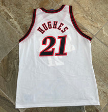 Load image into Gallery viewer, Vintage Philadelphia 76ers Larry Hughes Champion Basketball Jersey, Size 48, XL