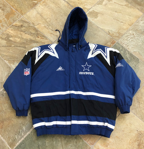 Vintage Dallas Cowboys Apex One Parka Football Jacket, Size XL