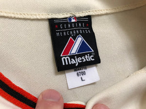 San Francisco Giants Gaylord Perry Majestic Baseball Jersey, Size Large
