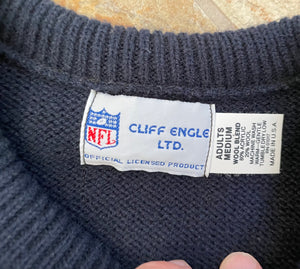 Vintage Los Angeles Raiders Cliff Engle Sweater Football Sweatshirt, Size Medium